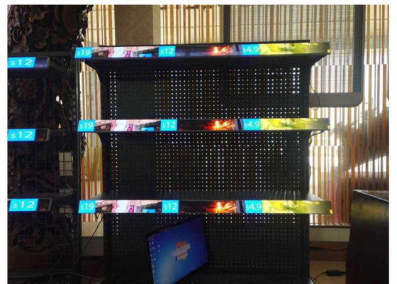 Tamaño de gabinete ultra fino de la pantalla LED 512*64m m de la MAZORCA de 800cd/Sqm P1.25mm