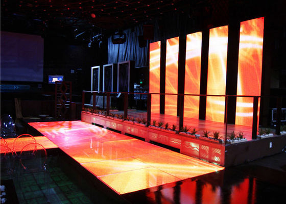 Pantalla del intercambio SMD2121 P3.91 Dance Floor LED de la etapa a todo color